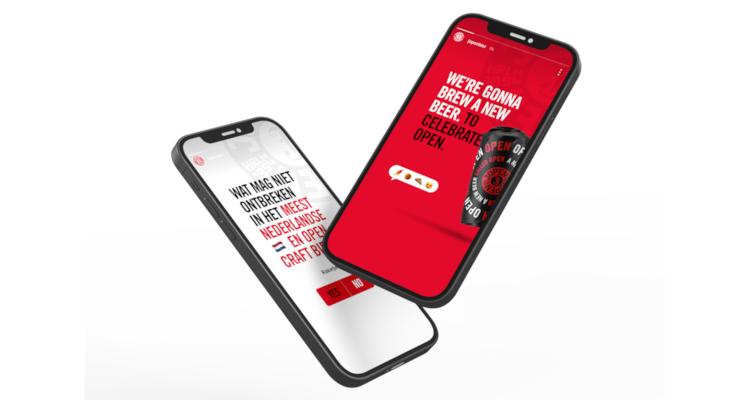 Jopen op zoek naar Nederlands bier om OPEN te vieren