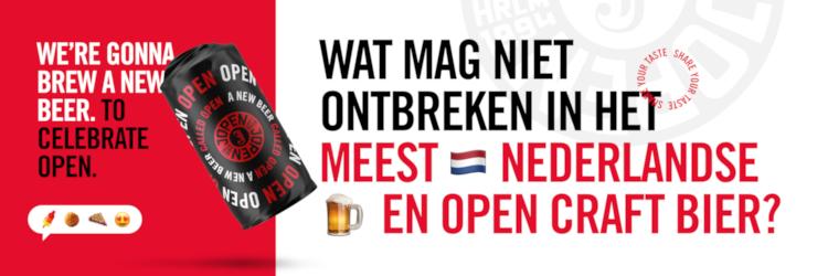 Jopen viert OPEN met nieuw bier