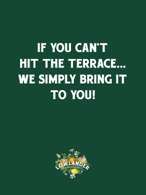 Lowlander brengt het terras naar je toe