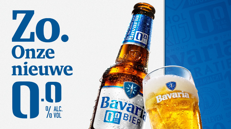 Nieuwe Bavaria 0.0% introductie banner