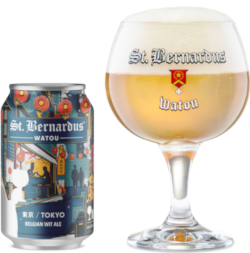 St. Bernardus Tokyo glas en blik