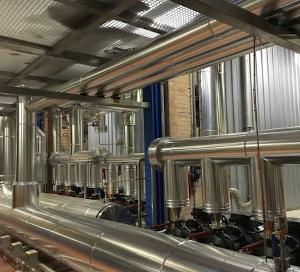 Warmwaterbuffer bij de Bavaria Brouwerij in Lieshout