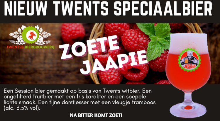 Zoete Jaapie bier banner