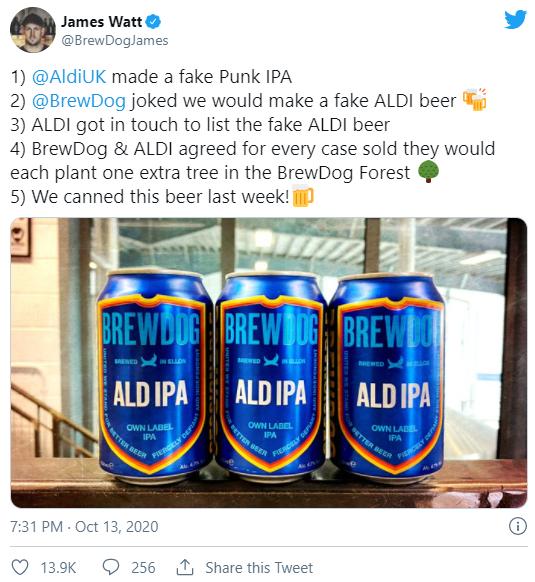 James Watt van BrewDog over Aldi samenwerking