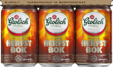 Grolsch Herfstbok sixpack met karton
