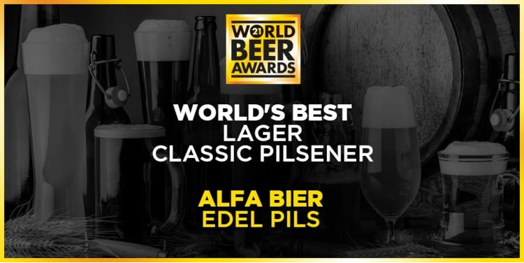 Beste bier ter wereld in de stijl pils is Alfa