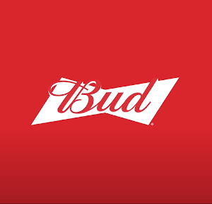 Bud logo rood wit