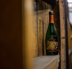 Cuvee Francisca jubileumblend van Lindemans op foeder