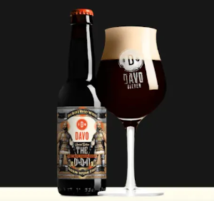 DAVO The Don Russian Imperial Stout flesje en glas