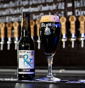Doric & Dutch Stout van De Molen en Brewdog bier op de bar