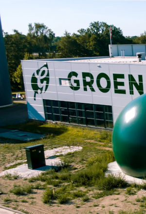 Grolsch biogas gebouw