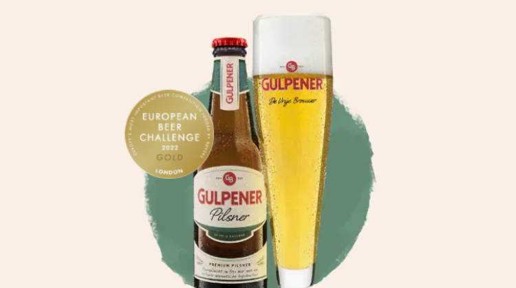 Gulpener Pilsener won goud op de European Beer Challenge