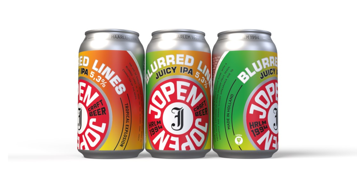 Jopen Blurred Lines uit blik