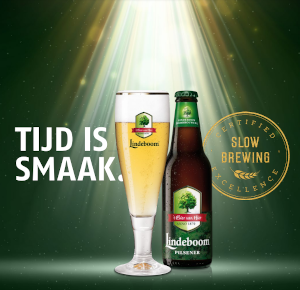 Lindeboom Pilsener met Slow Brewing Keurmerk