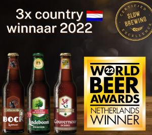 3 bieren van Lindeboom zijn Country Winner op de World Beer Awards 2022