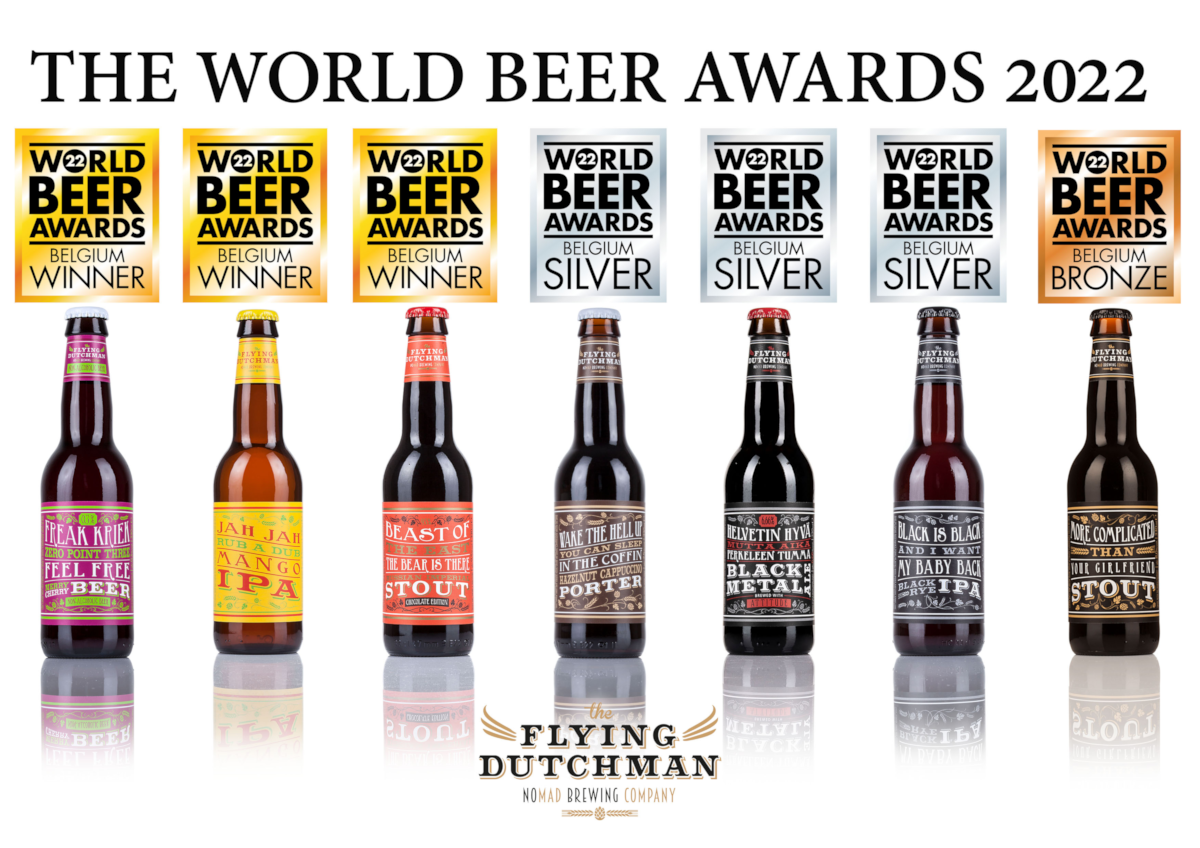 Awards voor The Flying Dutchman tijdens de World Beer Awards 2022