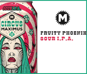 Fruity Phoenix Sour IPA blikje en tekst