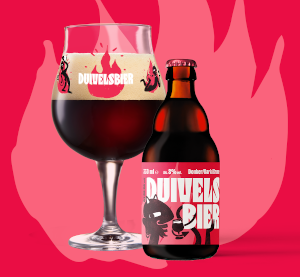 BOON Duivelsbier flesje en glas