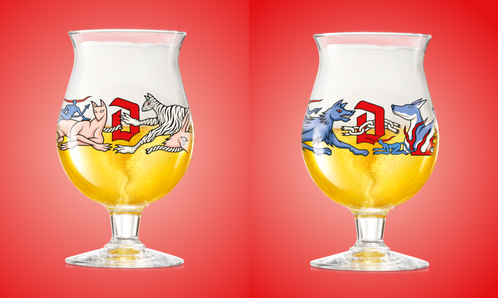 Duvel Collection bierglazen 2024 kat of hond