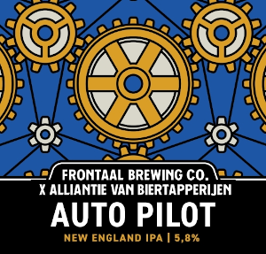 Frontaal Auto Pilot bier logo