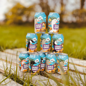 Gouden Gans blikjes bier van Bird Brewery