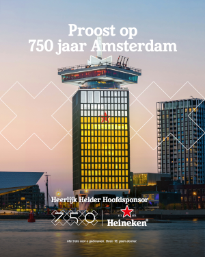 Heineken proost op 750 jaar Amsterdam