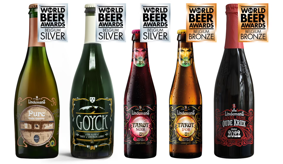 Lindemans bieren met hun World Beer Awards 2024