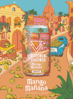 Mango Manana bier van Gebrouwen door Vrouwen