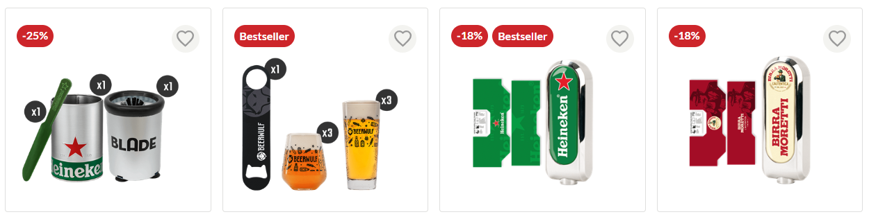 Verschillende bier accessoires