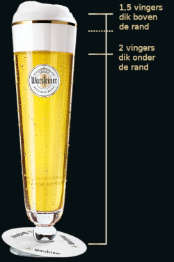 Warsteiner tulpglas tapinstructie