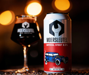 Alcoholarme stout van moersleutel