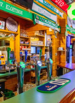 Heineken taps in de kantine van vv kloetinge
