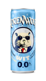 Korenwolf 0.0% Wit blikje