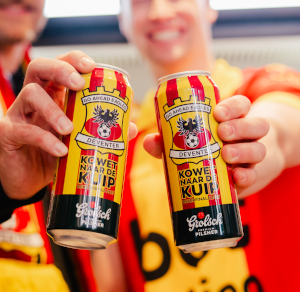 Kowet naar de Kuip Grolsch blik