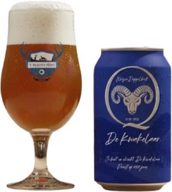 Kwakelaar jubileumbier glas en blikje