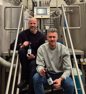 Michael Cordie en Gust Hermans met Schuppenboer Zero