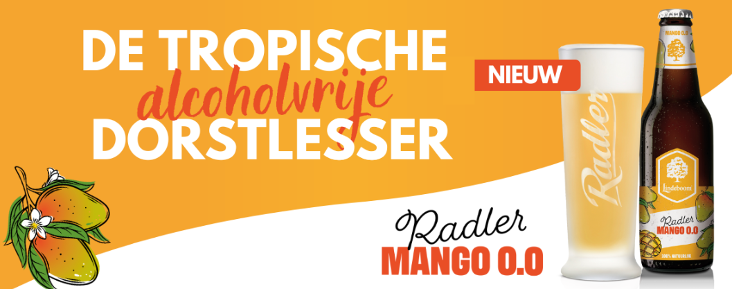 Tropische dorstlesser lindeboom mango radler 0.0