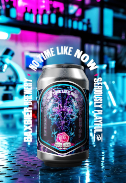 No Time Like Now bierblikje in NEON setting