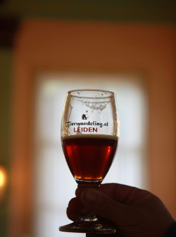 Glas bier van Bierwandeling Leiden