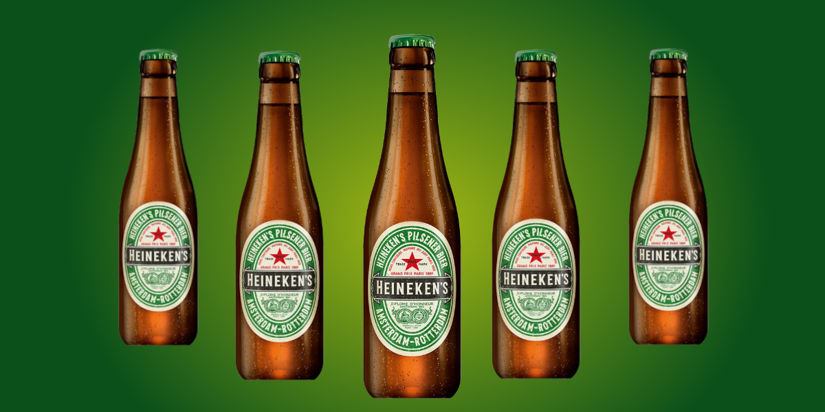 limited edition heineken fles bruin 2025