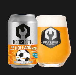 moersleutel wk bier blikje en glas