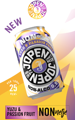 nonnetje yuzu passion fruit bier blikje en info