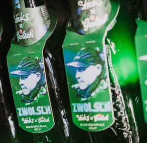 zwolsch bier in beugelfles van grolsch