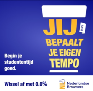 Zebradrinken campagne NL brouwers Jij bepaalt het tempo