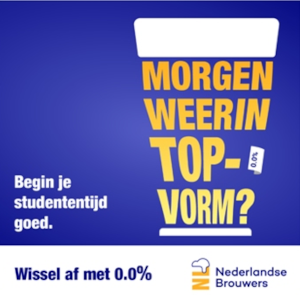 Zebradrinken campagne NL brouwers Morgen weer in topvorm