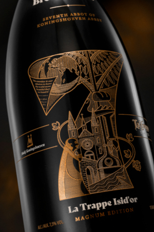 isidor magnumfles 2026 van la trappe close-up