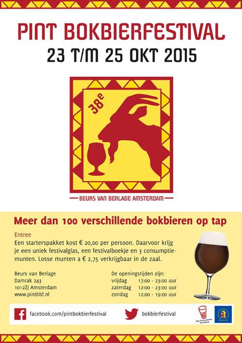 Poster bokbierfestival PINT