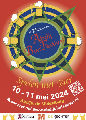 Middelburgse Abdij Bier Festival flyer Middelburgse Abdij Bier Festival flyer
