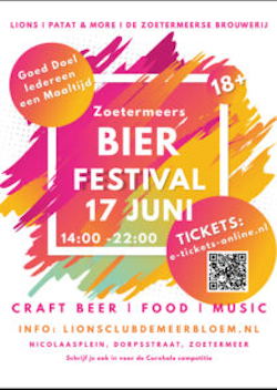 Zoetermeers Bierfestival 2023 poster Zoetermeers Bierfestival 2023 poster