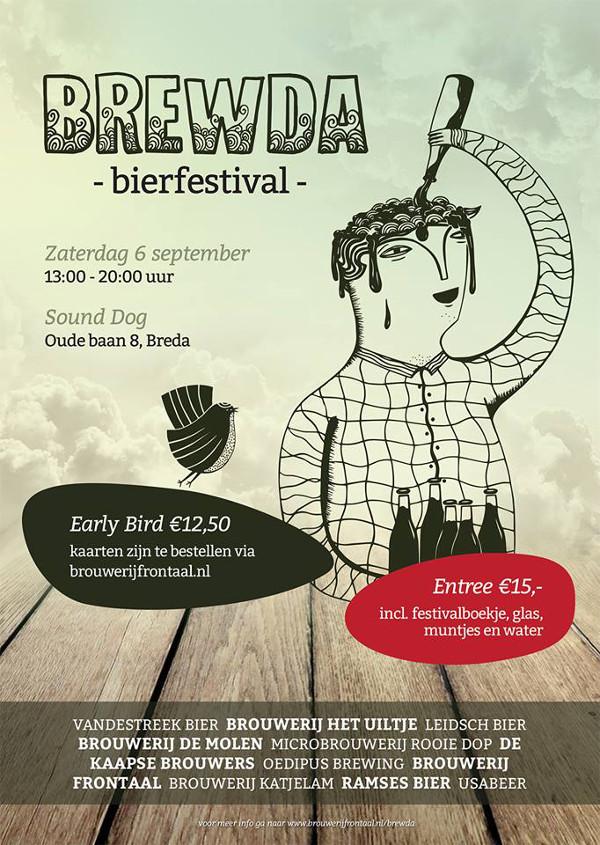 Brewda bierfestival in Breda